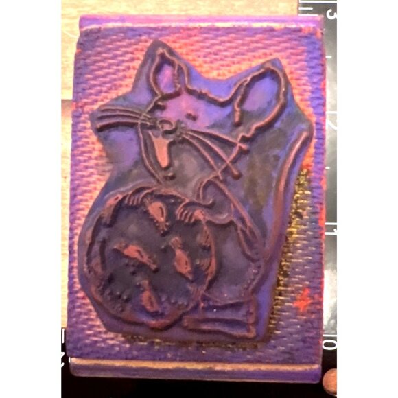 Kidstamps #609 Mouse With Cookie Felicia Bond Wood Mounted Rubber Stamp - Picture 4 of 8